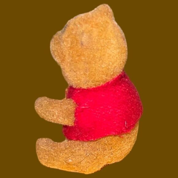 2 Vintage Felt Winnie the Pooh Figures Doll Felt Pooh & Tigger B14 - Picture 4 of 7